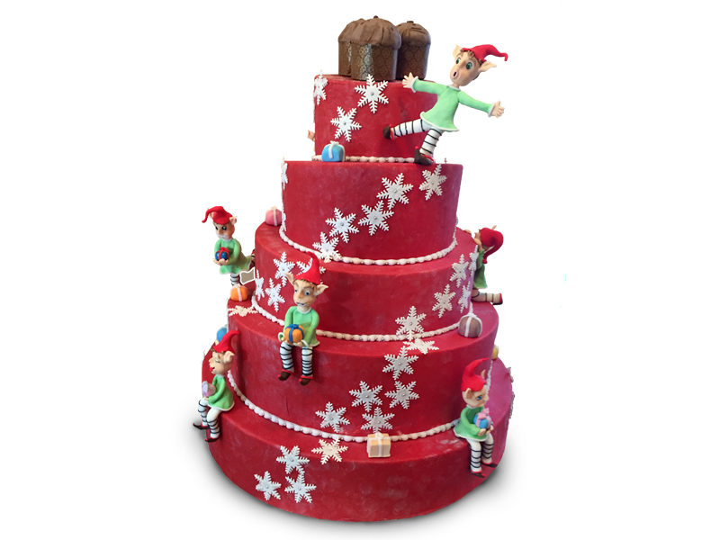 Torta natalizia cake design Varese Castronno
